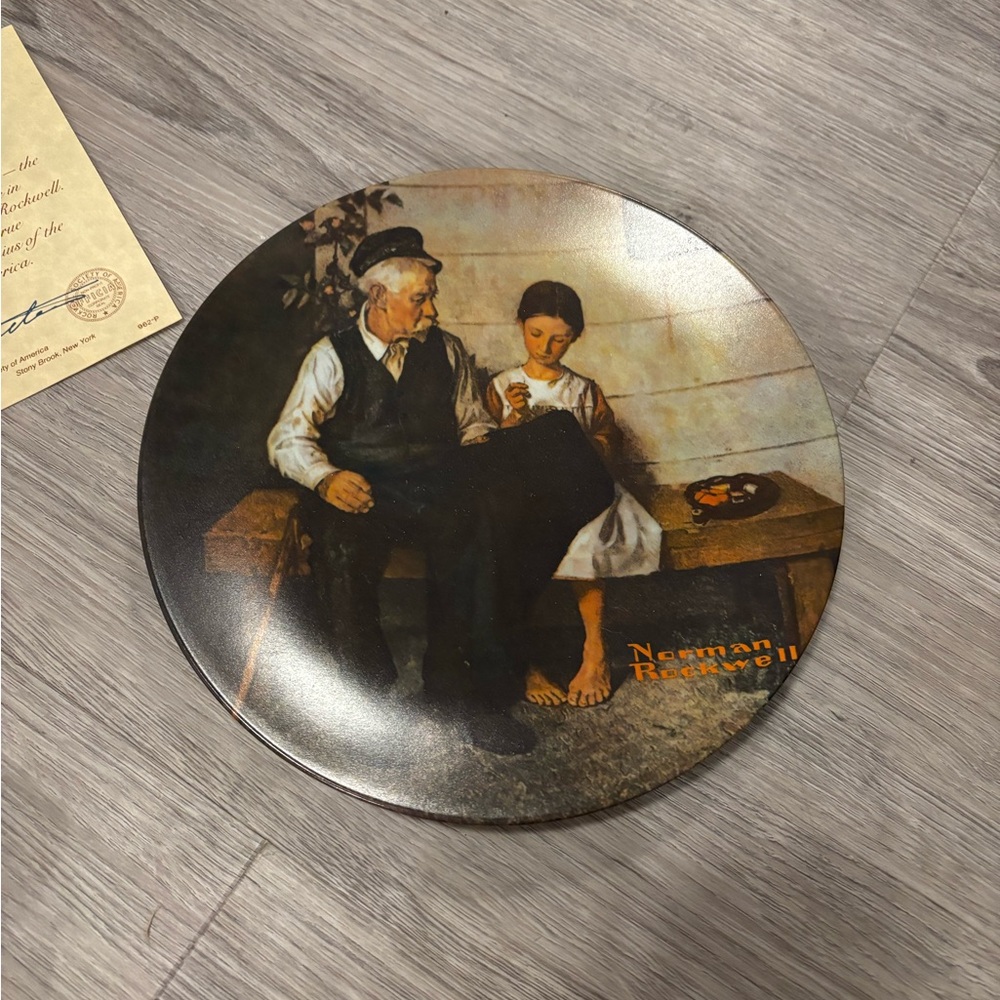 Norman Rockwell Collective Plate